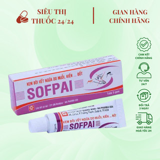 Kem Bôi Muỗi Côn Trùng Sofpai Fa Tuýp 5g ⚡ CAM KẾT CHÍNH HÃNG ⚡ Kem bôi làm dịu da sau khi bị côn trùng cắn