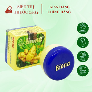Kem Mụn Nghệ Biona 3g ⚡ CAM KẾT CHÍNH HÃNG ⚡ Kem mụn thành phần nghệ và vitamin B2 giúp tái tạo da, sát khuẩn làm mềm da