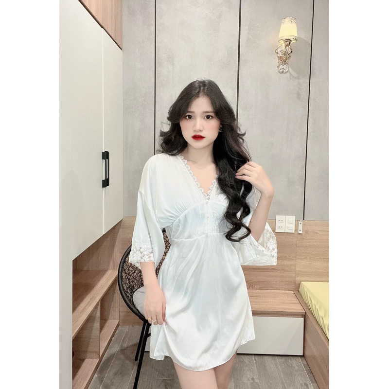 Sét đồ ngủ piijama hàng thiết kế siêu sang- chất lụa mịn mát loại 1