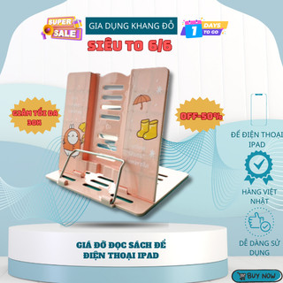 Giá đỡ đọc sách hokori hàng Việt Nhật 5963 - Giá đỡ điện thoại, máy tính bảng đa năng