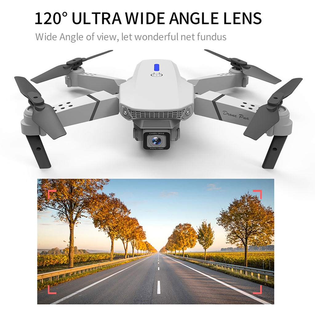 Flycam E88, Máy Bay Điều Khiển Từ Xa 2 Camera 4K Tặng Kèm 1 Pin Dự Phòng Dung Lượng Cao | BigBuy360 - bigbuy360.vn