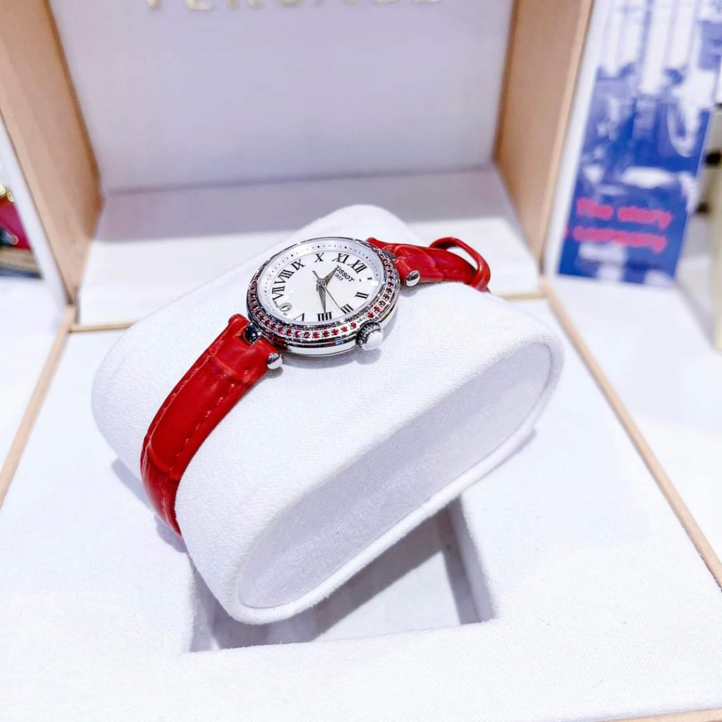 Đồng Hồ Nữ Dây Da TIS.S.O.T,Size: 26mm, Full Box Hãng,Siêu Xinh,Siêu Nữ Tính