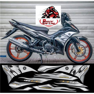 Tem exciter 135 lc v7 đen bạc