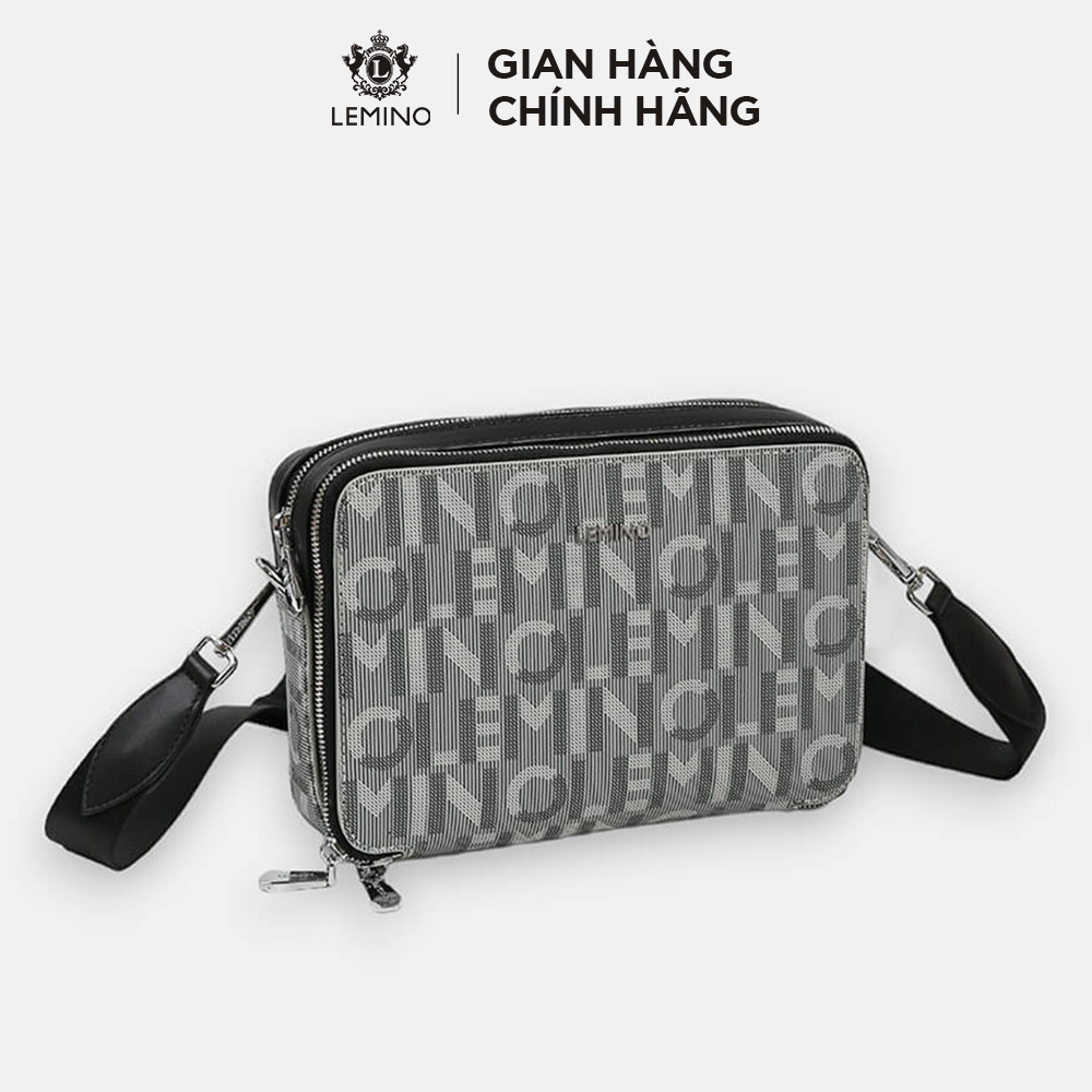 Bóp Nam LEMINO Gingham Canvas LE37002