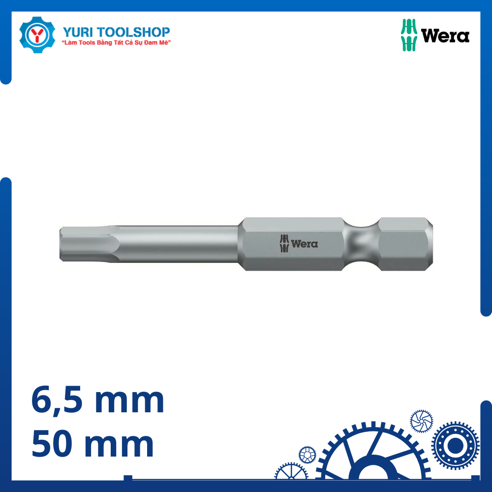 Đầu vít lục giác Wera 840/4 Z Hex-Plus 6,0 x 50 mm - 05059620001