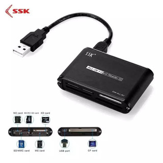 Đầu đọc thẻ nhớ đa năng SSK SCRM025