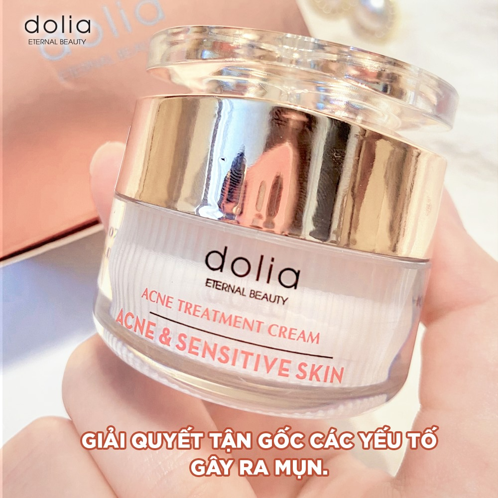 Kem mụn thảo dược Dolia Acne Removal Cream