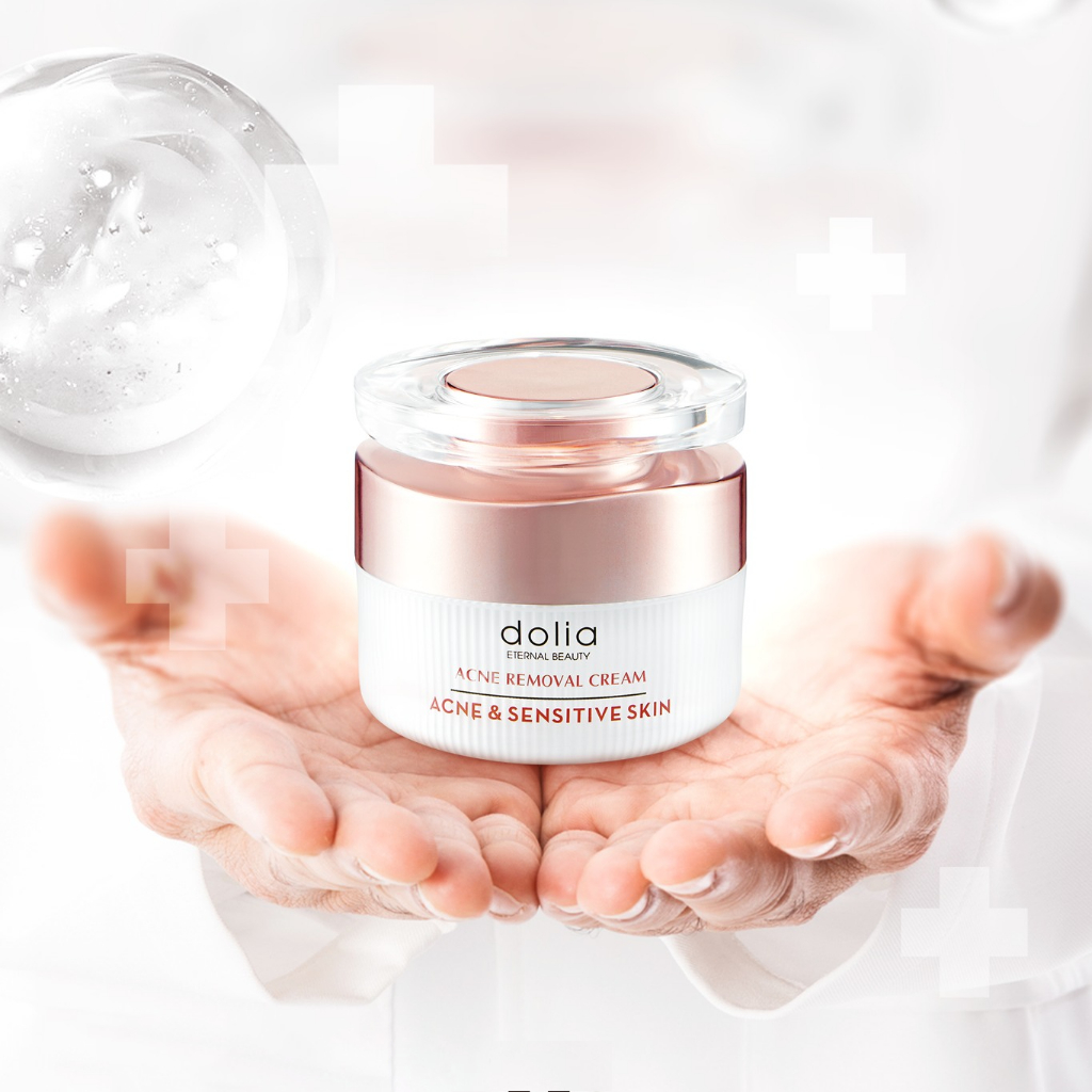 Kem mụn thảo dược Dolia Acne Removal Cream