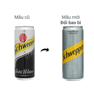 Thùng 24 lon SODA Schweppes 320ml (Bao bì mới)