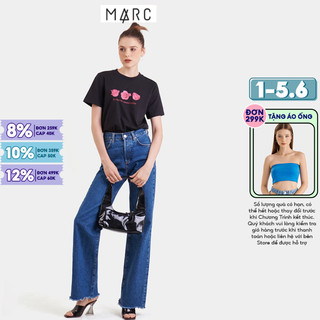 Áo thun nữ MARC FASHION graphic hình hoa hồng CBNH021523