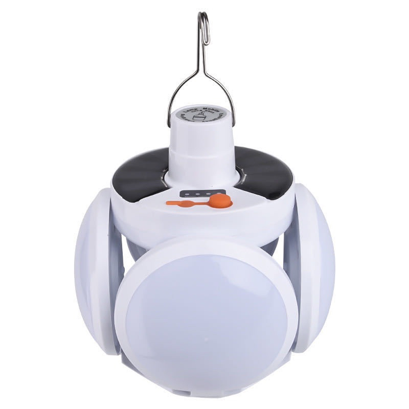 Bóng Đèn Tích Điện 40W , Năng Lượng Mặt Trời 4 Cánh ,Đèn Led Siêu Sáng ,Tiết Kiệm Điện Năng , Chống Nước