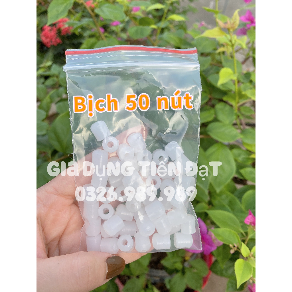 Nút nhựa xạc ga lon mini -NÚT NHỰA  bịch 10 nút 20 nút 50 nút 100 nút