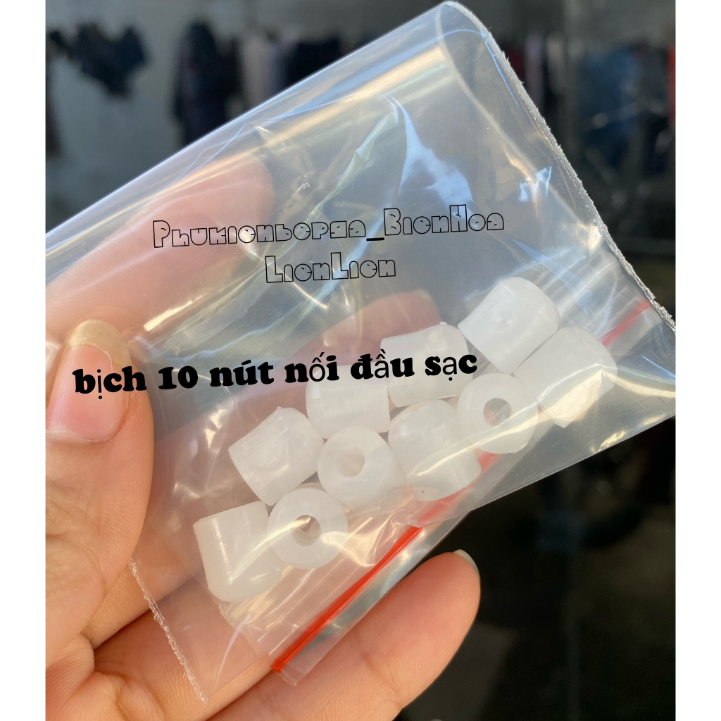 Nút nhựa xạc ga lon mini -NÚT NHỰA  bịch 10 nút 20 nút 50 nút 100 nút
