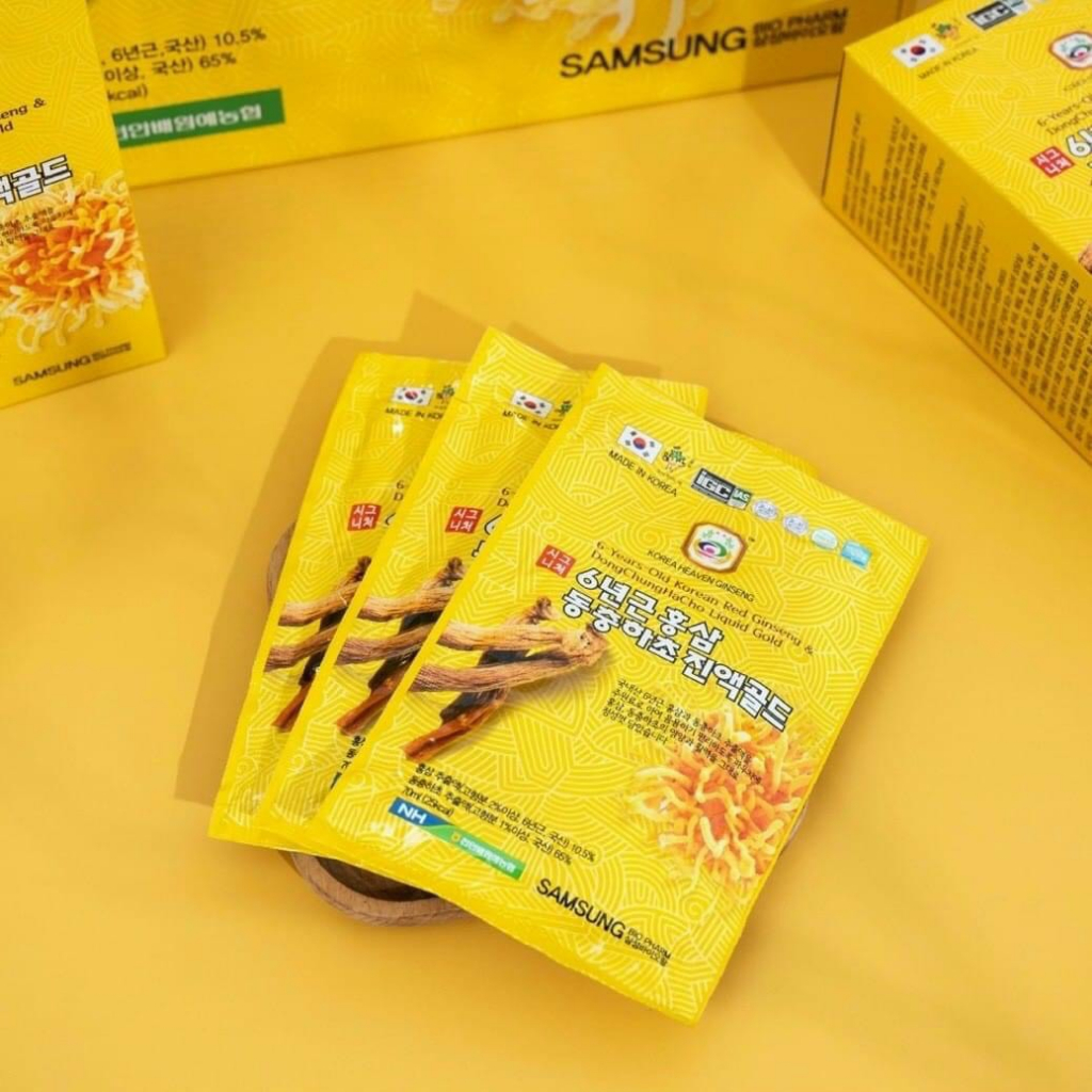 Nước đông trùng hạ thảo Hàn Quốc Dongchunghacho Liquid Gold 30 gói