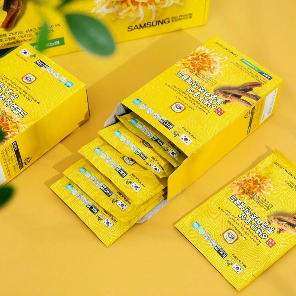 Nước đông trùng hạ thảo Hàn Quốc Dongchunghacho Liquid Gold 30 gói
