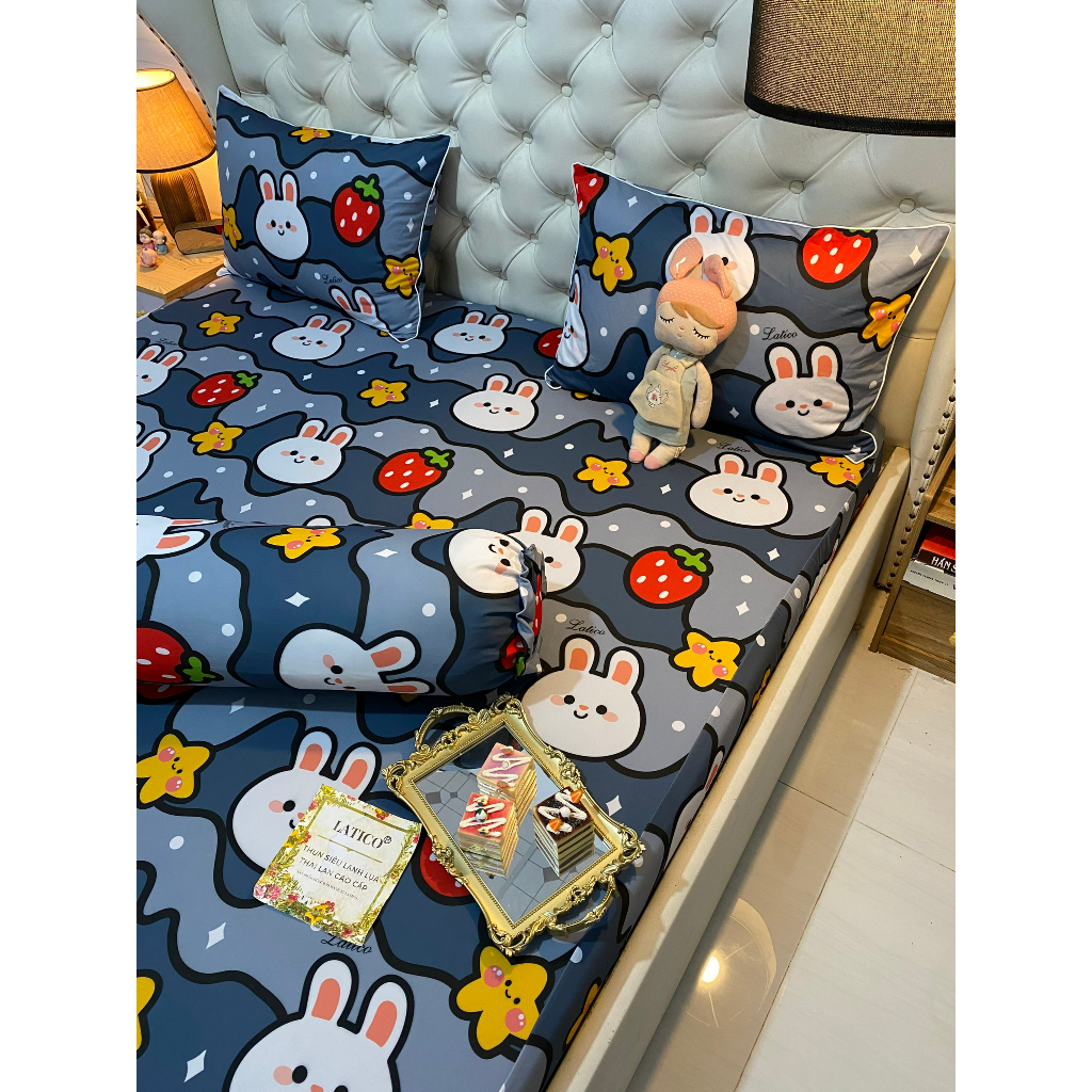 THUN LATICO - BỘ GA THUN SIÊU LẠNH LỤA THÁI LAN CAO CẤP