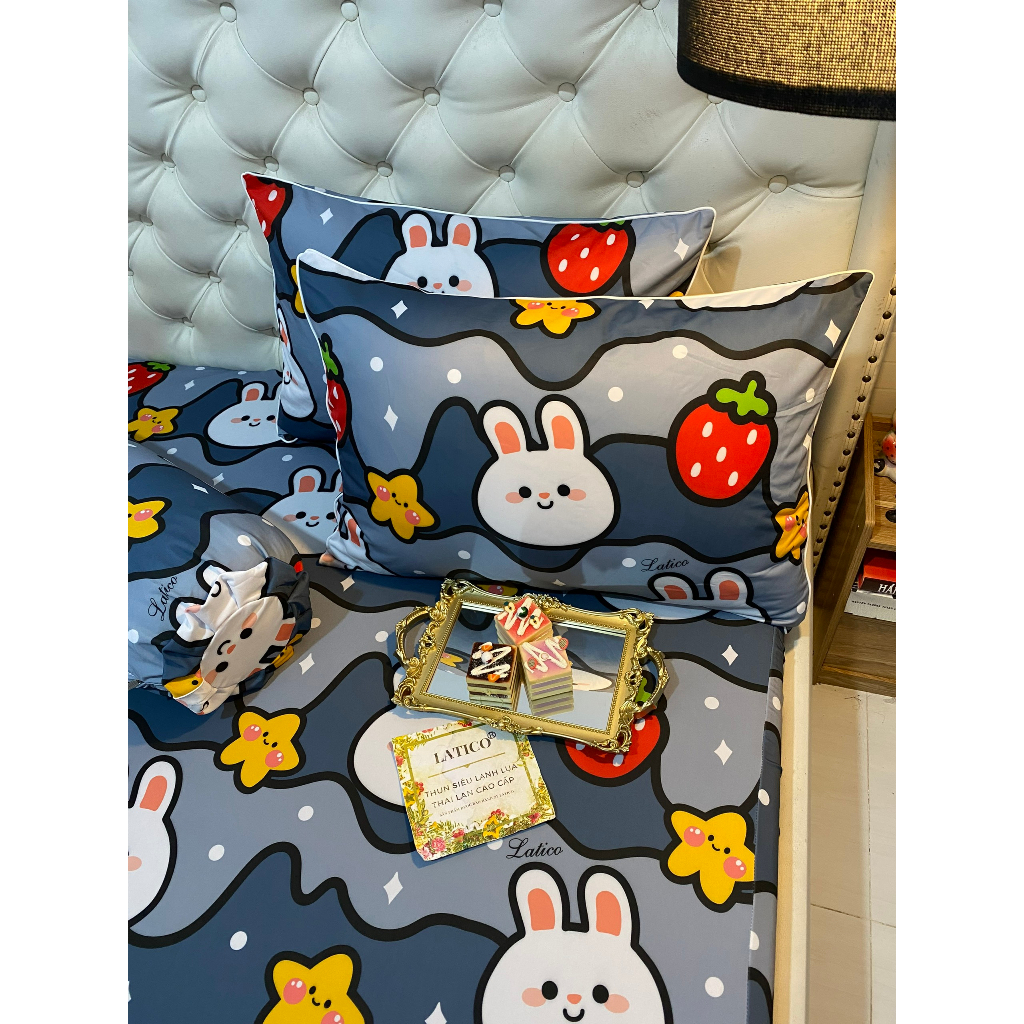 THUN LATICO - BỘ GA THUN SIÊU LẠNH LỤA THÁI LAN CAO CẤP