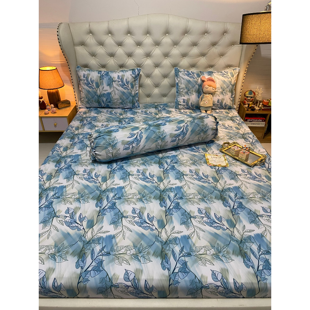 BỘ DRAP THUN SIÊU LẠNH LỤA LATICO THÁI LAN CAO CẤP MỚI (ÔM KHOÁ KÉO)