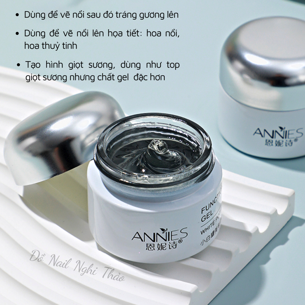 Gel vẽ nổi thủy tinh Annies 20g NGHI THẢO