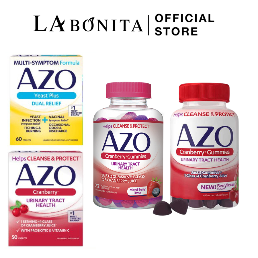 Kẹo gummies Azo Cranberry
