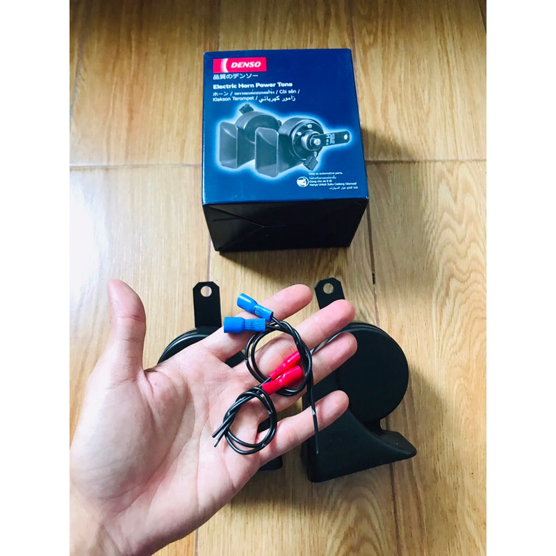 Kèn sò điện ô tô Denso indonesia-1 giắc cắm, hàng xịn