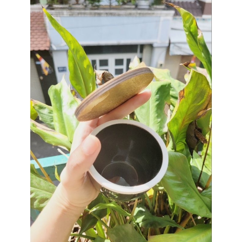 Lu Sứ Nắp Gỗ hoặc nắp sứ Đựng Gạo/ Nước cho mô hình nấu ăn mini