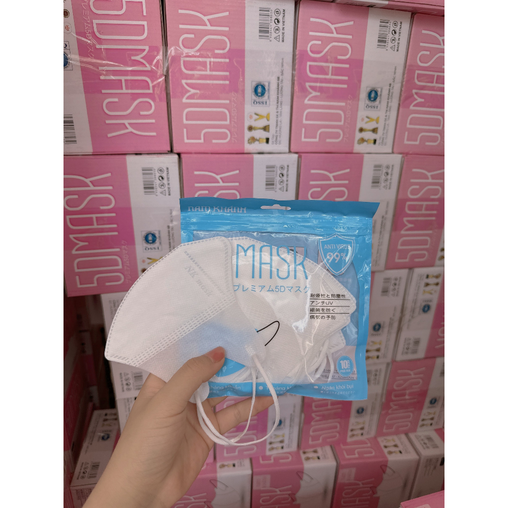 Thùng khẩu trang 5D 100 chiếc