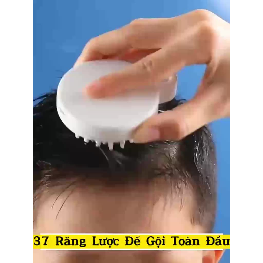 Lược Gội Đầu Silicon Mềm, Lược Massage Gội Đầu Nhật Làm Sạch Da Đầu, Giảm Rụng Và Kích Thích Mọc Tóc - HOUSESHOP68