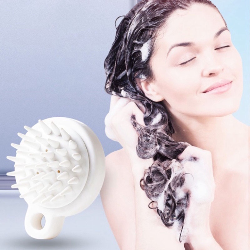 Lược Gội Đầu Silicon Mềm, Lược Massage Gội Đầu Nhật Làm Sạch Da Đầu, Giảm Rụng Và Kích Thích Mọc Tóc - HOUSESHOP68