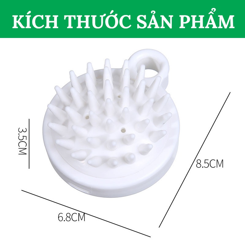 Lược Gội Đầu Silicon Mềm, Lược Massage Gội Đầu Nhật Làm Sạch Da Đầu, Giảm Rụng Và Kích Thích Mọc Tóc - HOUSESHOP68