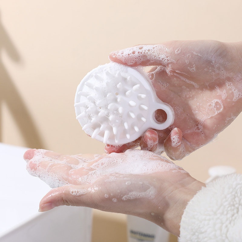 Lược Gội Đầu Silicon Mềm, Lược Massage Gội Đầu Nhật Làm Sạch Da Đầu, Giảm Rụng Và Kích Thích Mọc Tóc - HOUSESHOP68