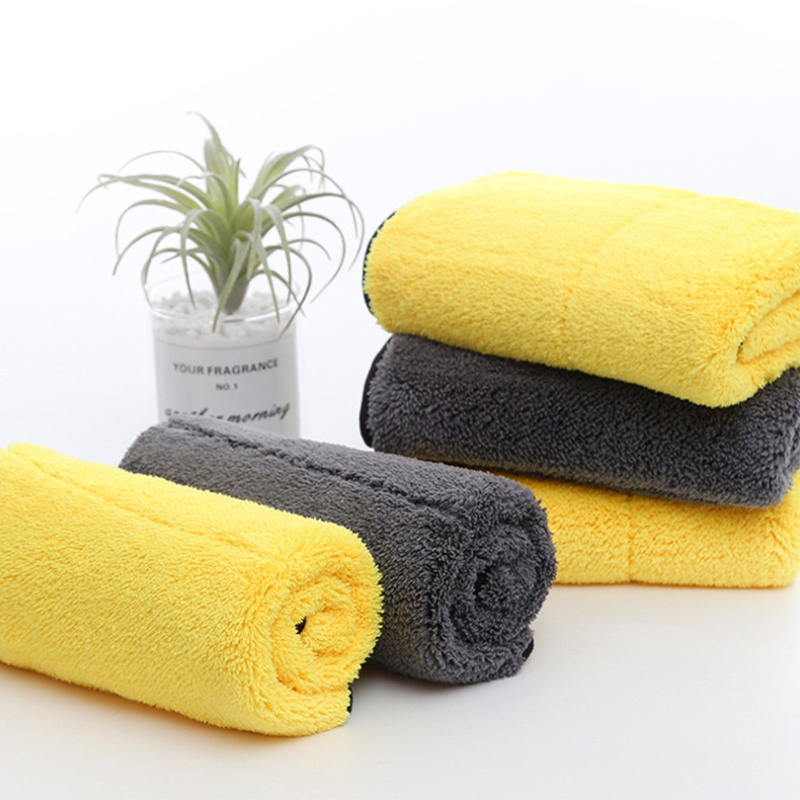 Khăn Lau Đa Năng 2 Lớp - Khăn Lau Mặt, Kính, Bếp, Xe - Siêu Thấp Nước , Mềm Mại - HOUSESHOP68