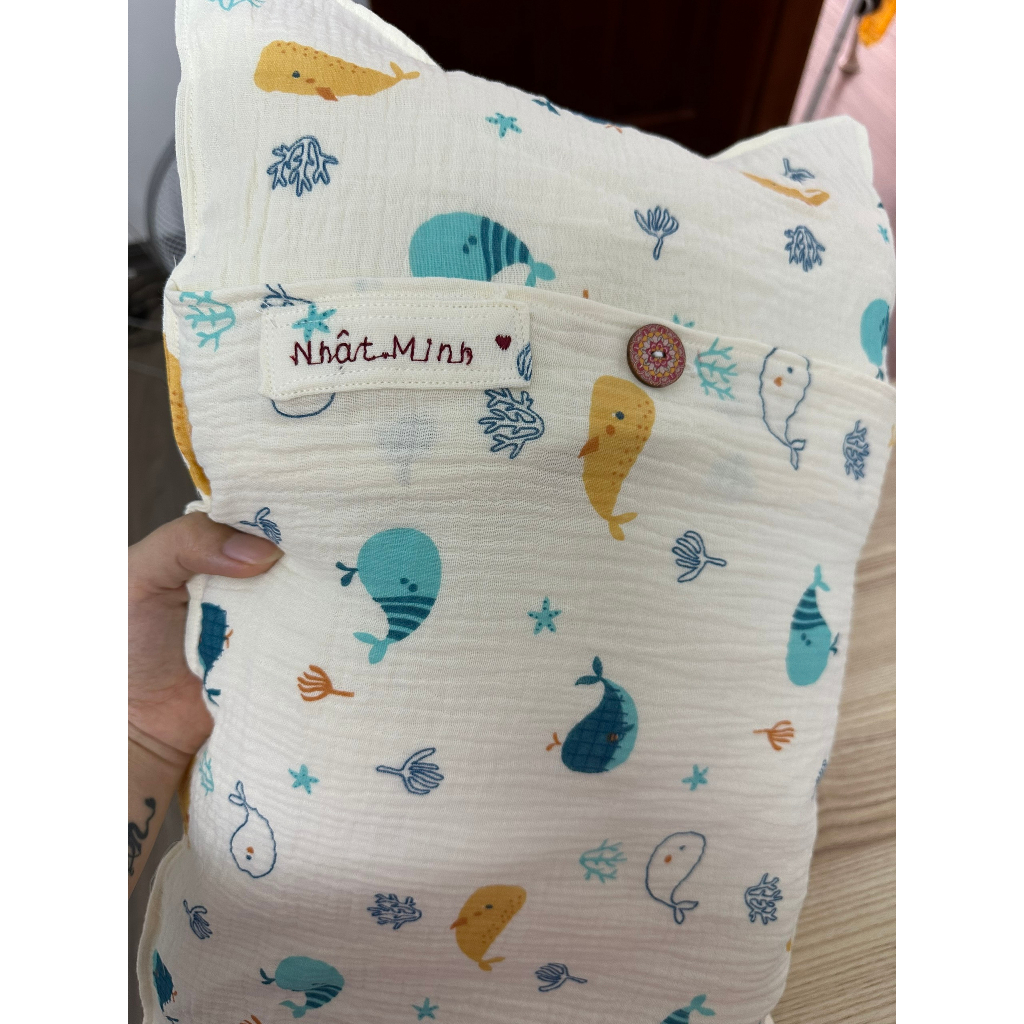 Thêu tên lên các sản phẩm handmade : gối, túi, chăn - tối đa 2 chữ - không thanh toán COD