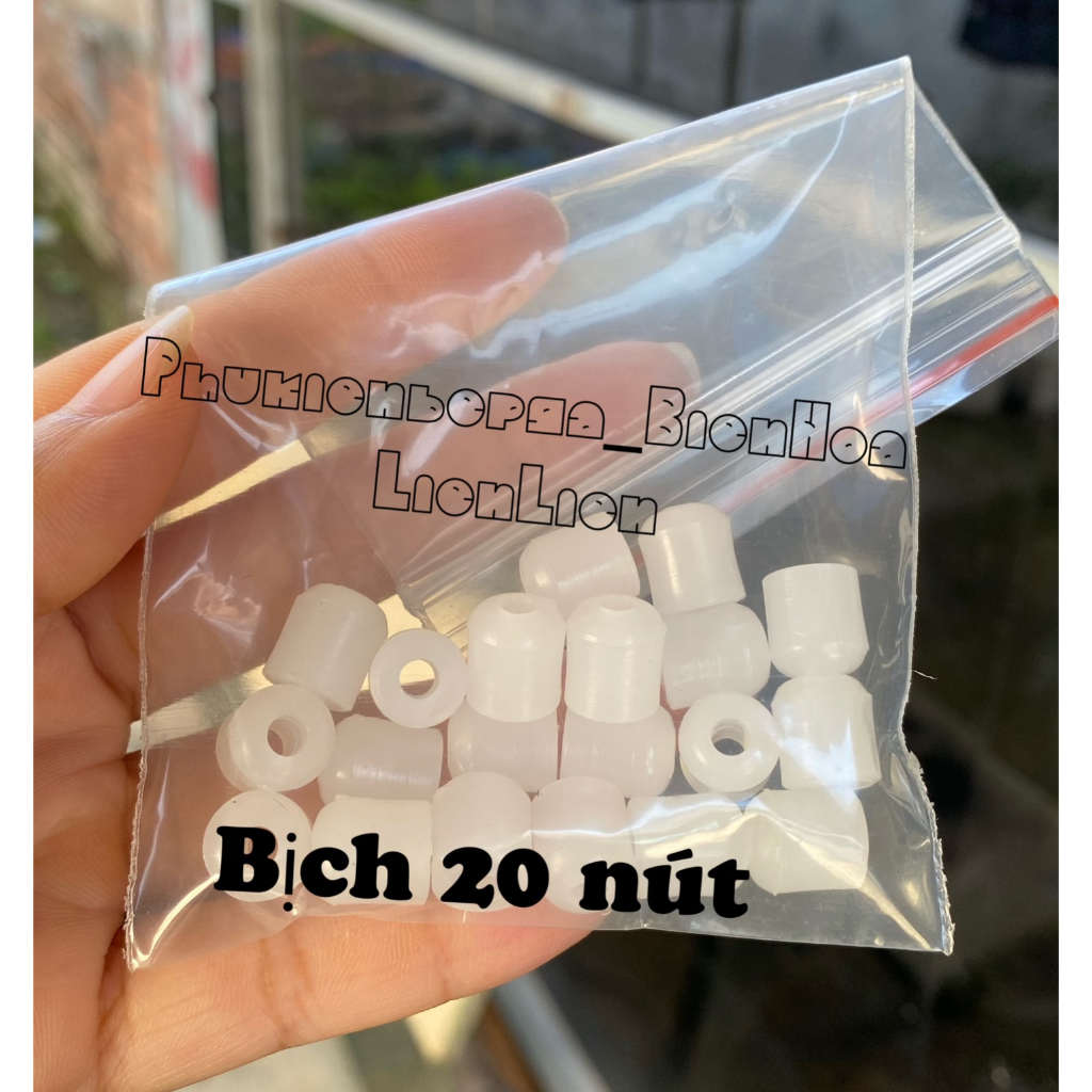 Nút nhựa xạc ga lon mini -NÚT NHỰA  bịch 10 nút 20 nút 50 nút 100 nút