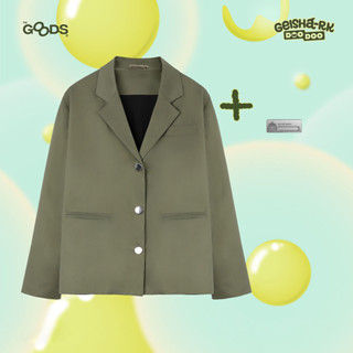 FW.GOODS -Blazer Geisha Doo Doo - Áo khoác ngoài Màu Xanh Riu