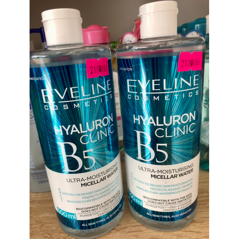 Nước tẩy trang Eveline Hyaluron Clinic B5