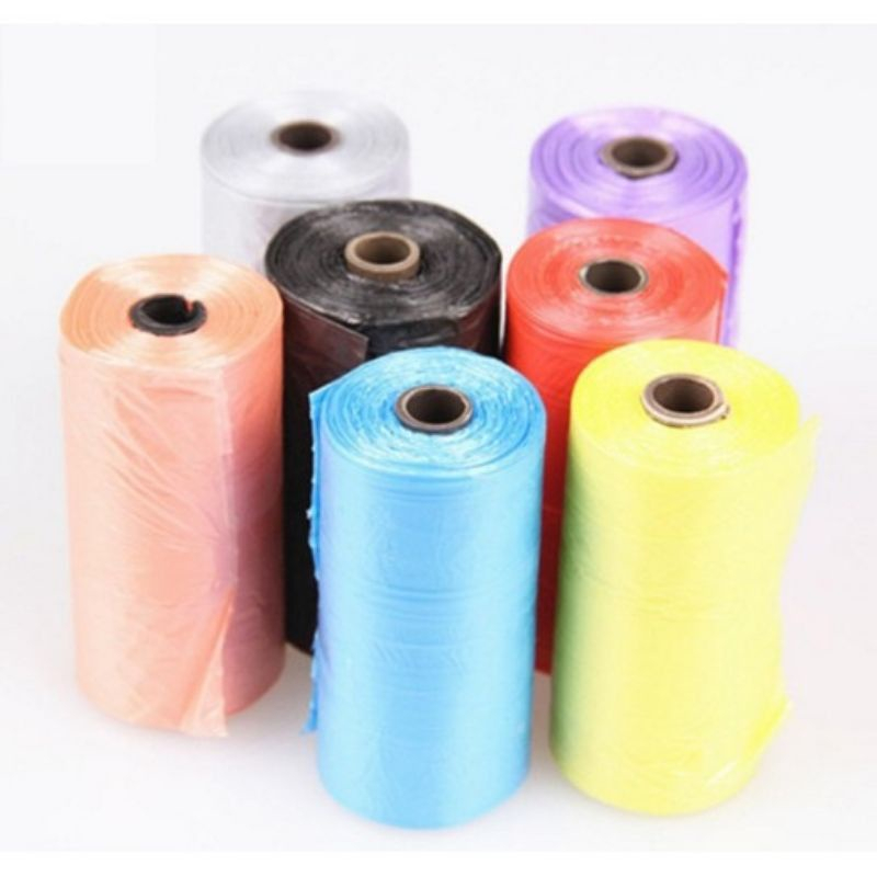 🌟Túi nilon🌟 dọn phân cho mèo tự phân hủy màu ngẫu nhiên
