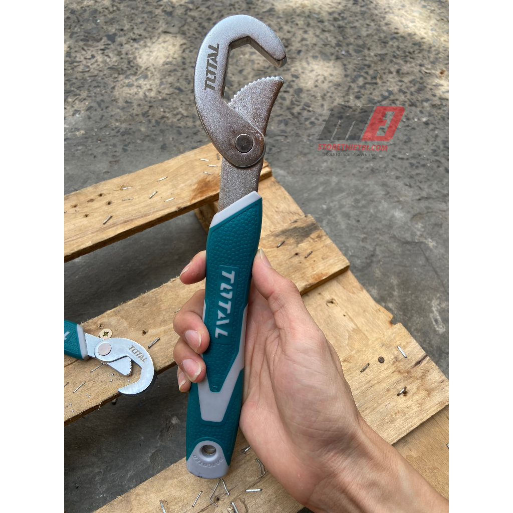 Bộ Mỏ Lết Điều Chỉnh Đa Năng 9mm - 32mm Total / THT10309328 / Gồm 2 Mỏ Lết 1 Lớn 1 Nhỏ / Thép Cr-v