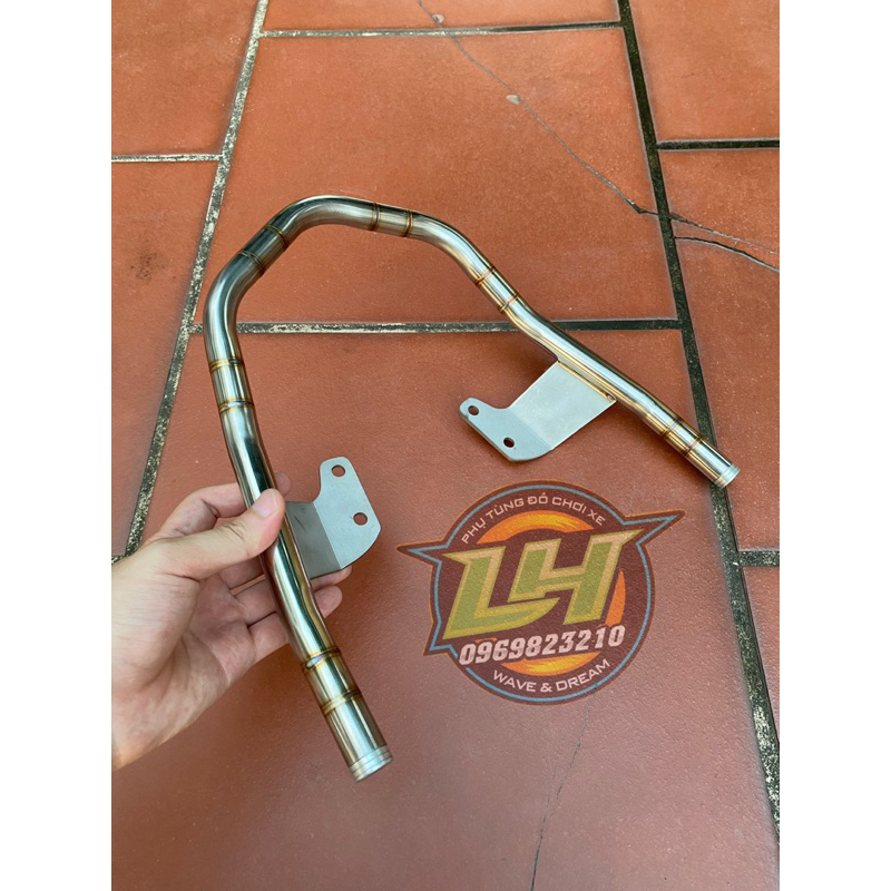 Tay sách inox 304 fom nhọn gắn cho sirius RC