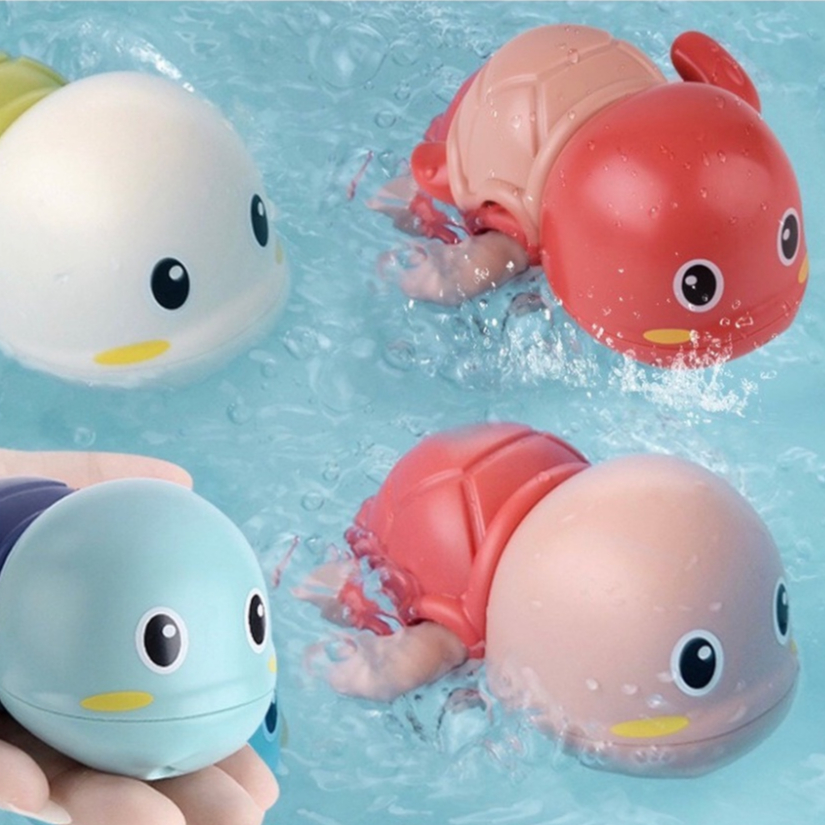 Đồ chơi nhà tắm Rùa Bơi Vịt Bơi đáng yêu cho bé thả bồn, dễ thương nghĩnh cho bé