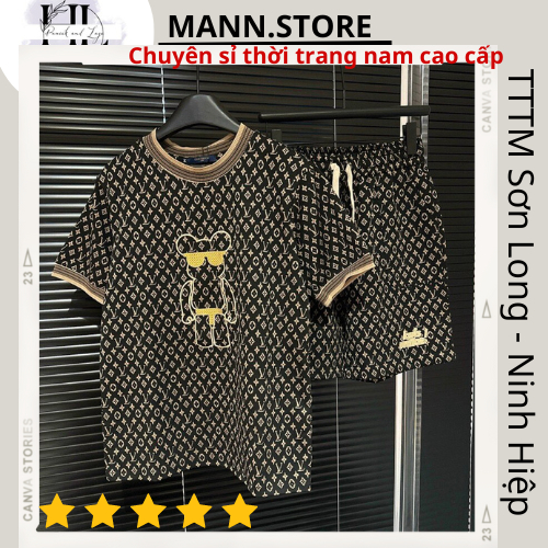 Bộ Quần Áo Cộc Nam Mùa Hè Dập Vân Nổi Cao Cấp, Đồ Bộ Đùi Nam Mùa Hè Chất Xốp Xịn IN Hình Siêu Độc Đẹp