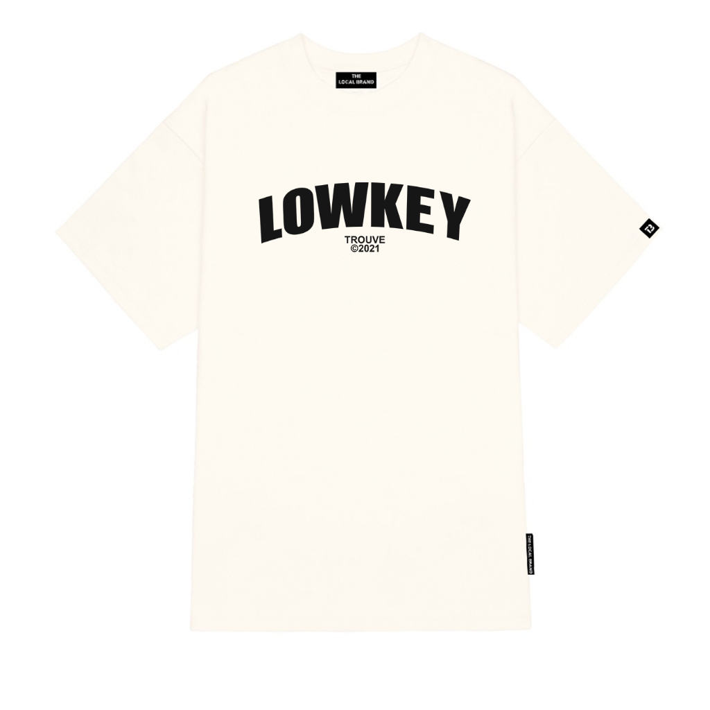 Áo thun tay lỡ LOCAL BRAND-LOWKEY, Áo phông Unisex nam nữ Cotton 2 chiều oversize form rộng PLEASURE BRAND