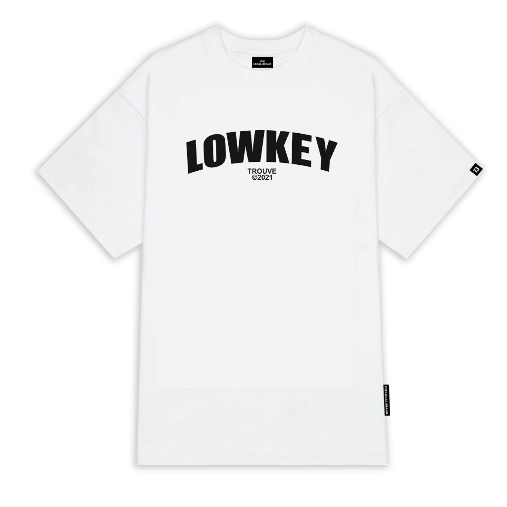 Áo thun tay lỡ LOCAL BRAND-LOWKEY, Áo phông Unisex nam nữ Cotton 2 chiều oversize form rộng PLEASURE BRAND