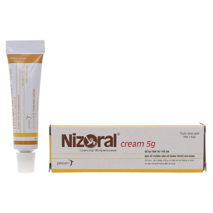 Kem bôi nấm da Nizoral Cream hộp 1 tuýp 5g