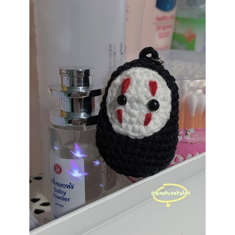 Móc khoá vô diện len handmade