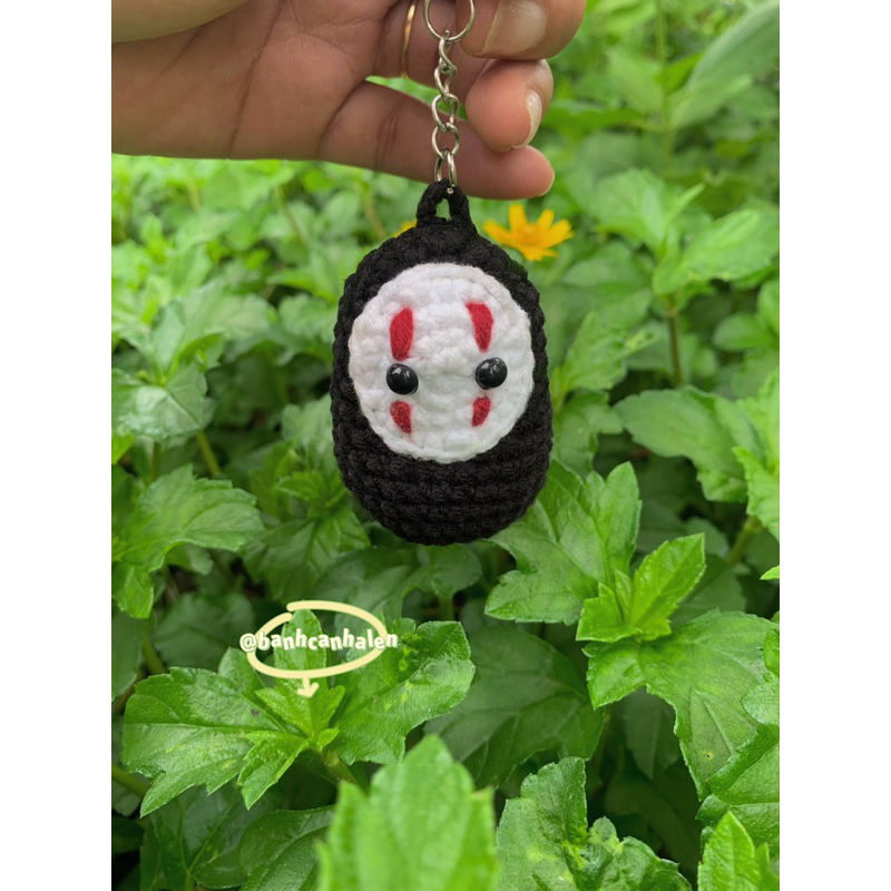 Móc khoá vô diện len handmade