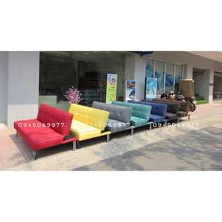Sofa bed 2 chức năng loại 1m7*96cm, chất vải bố đủ màu sắc