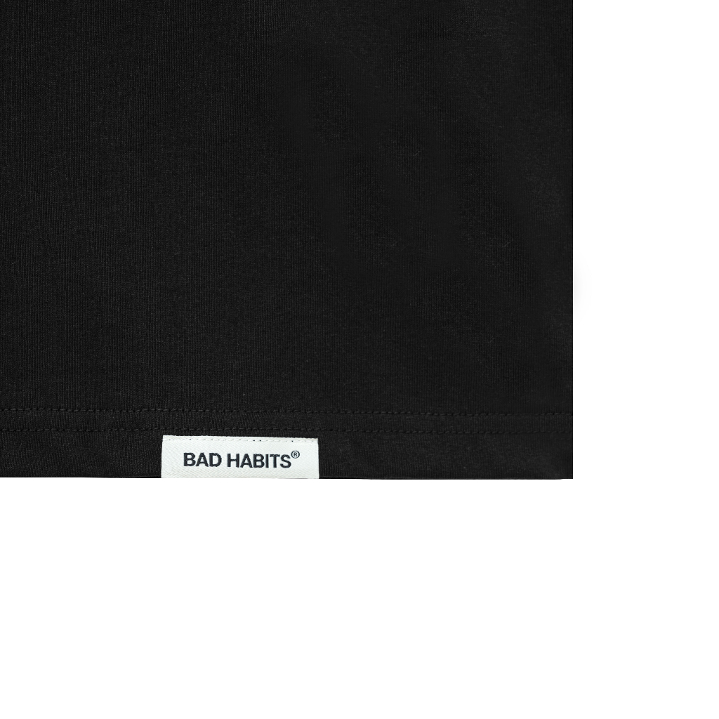 Áo Thun Unisex Bad Habits- Black Bad Icon Tee - Local Brand Chính Hãng