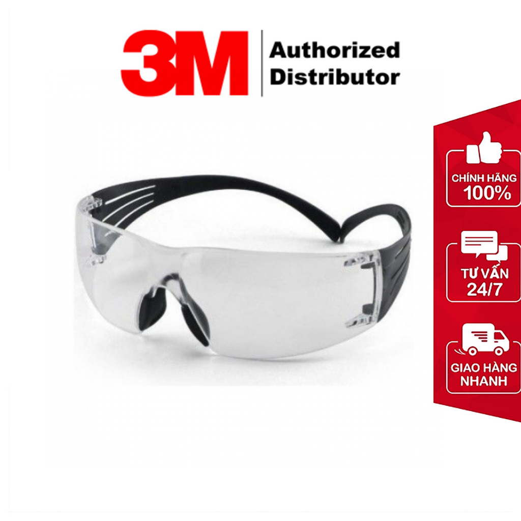 Kính Chống Bụi 3M™ SF301AF, Chống Đọng Sương, Tròng Trong