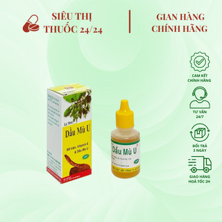 Dầu Mù U - Trăn Mù U chai 15ml ⚡ CAM KẾT CHẤT LƯỢNG ⚡ Dầu mù u bôi bỏng, u nhọt, ghẻ lở - làm mau lành vết thương
